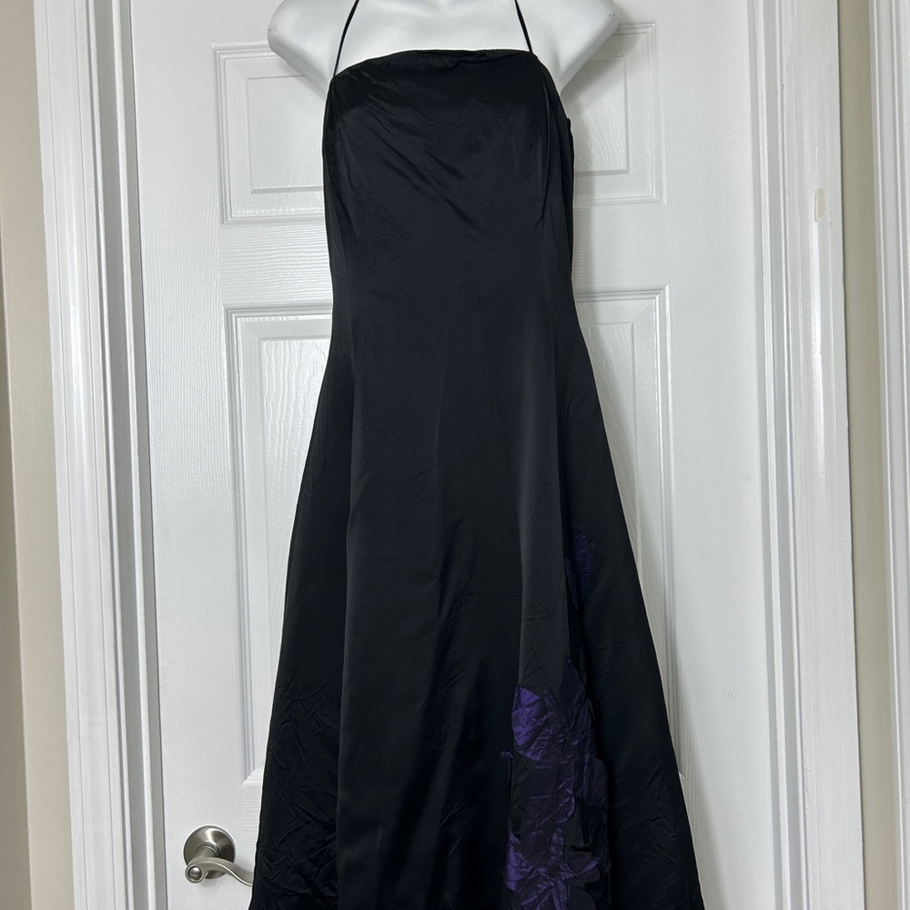 C&A Your Sixth Sense Black/ Purple
Chiffon Cocktail Dress See Description